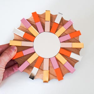 Décoration murale miroir soleil - Design Celestial Dopamine - Star Art Work