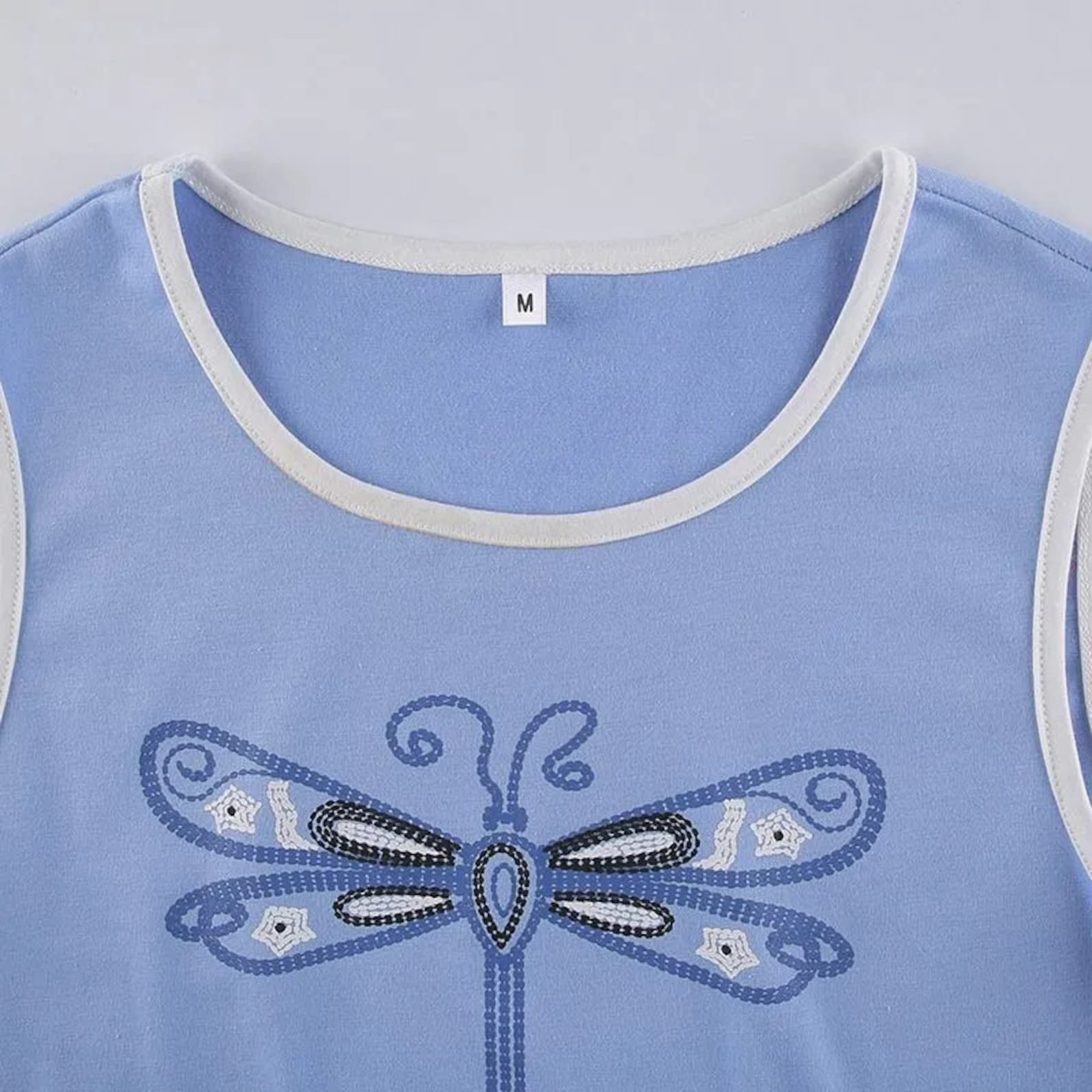Cute Y2K Summer Blue Ribbed Baby Tank Y2K Baby Tee Y2K Etsy