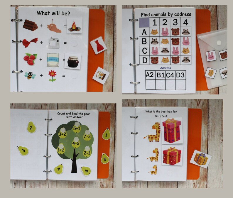 Toddler Busy book printable activities binder 3 year old | Etsy