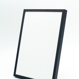 Black Poster Frame, Thin Metal Picture Photo Frame, Various Size