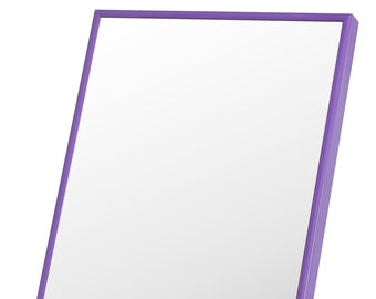 Blue Lilac Aluminium Poster Frame, Metal Picture or Photo Frame | Inch and Euro Cm Sizes A4 A3 A2 A1 B1 30x40 40x60 50x70 12x16 16x24 70x100