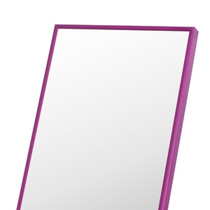 Marcos para carteles de aluminio en color violeta señal | Para tamaños en pulgadas y cm | A3 A2 A1 Japón B1 B2 18x24 20x30 60x90 61x91,5 50x70 70x100 y muchos tamaños impares