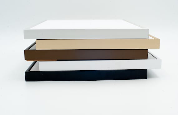  Marco A3 plateado moderno minimalista – Marco de madera de  11.75 x 16.5 pulgadas – Moderno marco de madera A3 para obras de arte o  documentos de tamaño A3 – Marco