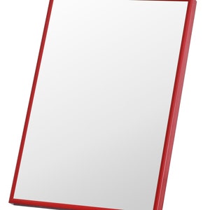 Puzzle Frames, Frames for Puzzles Aluminum Puzzle Frames in 14 Colors Back and Acrylic Included Custom Sizes Available Per Request Carmine red