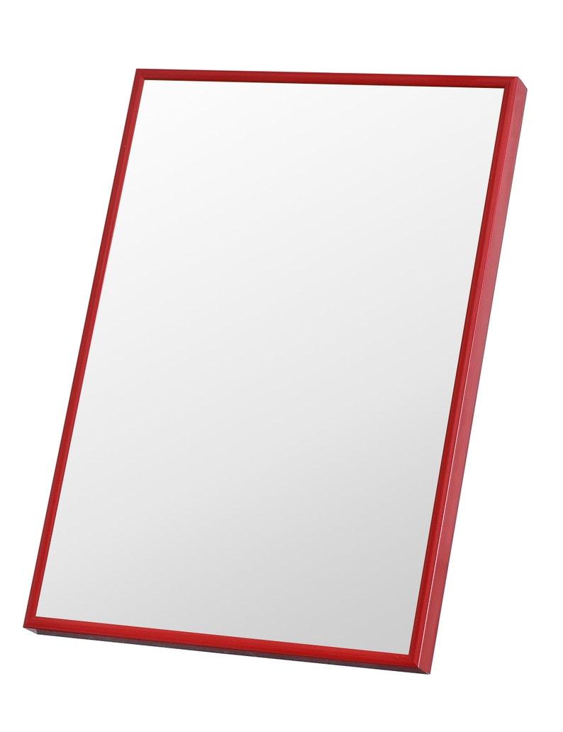 Puzzle Frames, Frames for Puzzles Aluminum Puzzle Frames in 14 Colors Back and Acrylic Included Custom Sizes Available Per Request Carmine red