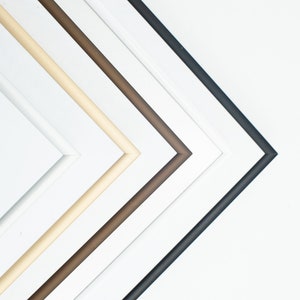 Frames For Smaller Posters Custom Made Metal Frames Made to Measure/Size Bespoke Frames All Sizes from 4x6 to 9.84x13.9 14 Colors image 1