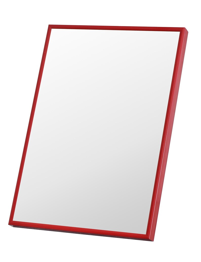 Black 24 x 36 inch Frame | Metal Frame for 24x36 in Poster (61x91.5 cm) | Aluminum 36x24in Picture Frame | 91.5x61cm & Many Other Sizes Carmine red