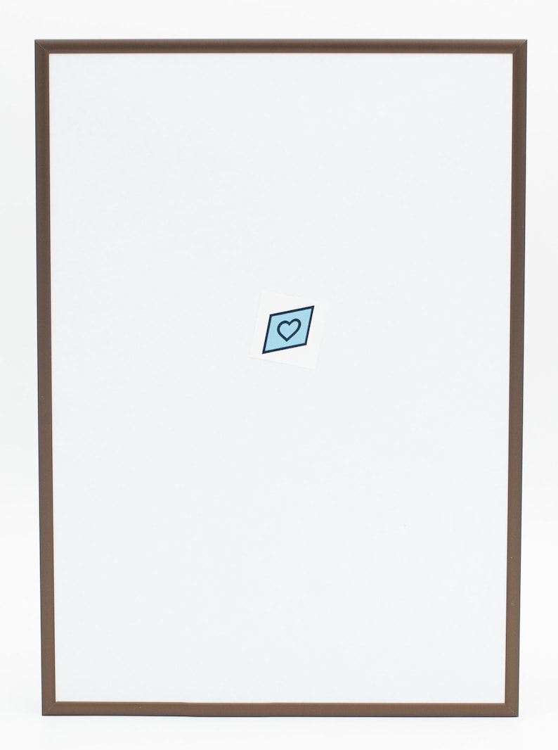 50x70 Black Matt Aluminium Poster Frame Metal Frame for Etsy