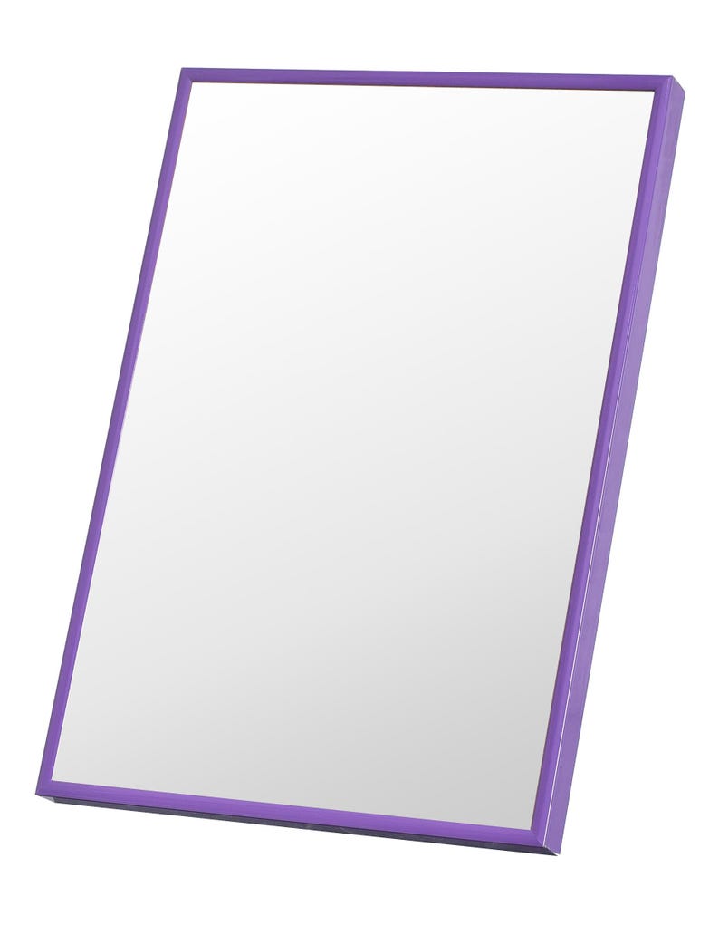 Black 24 x 36 inch Frame | Metal Frame for 24x36 in Poster (61x91.5 cm) | Aluminum 36x24in Picture Frame | 91.5x61cm & Many Other Sizes Blue lilac