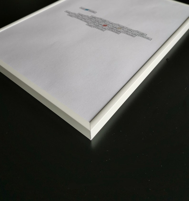 Frame 16x24 Ultrathin Elegant Metal Frame for Posters From Etsy