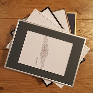 Cadres ultra fins minimalistes en 14 couleurs | 15x22cm 28x36 35x50 35x90 36x28 39x42.5 38x58 41x5945x60 45x30 45x60 41x45 47x33 50x38 90x35cm