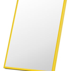 Black 24 x 36 inch Frame | Metal Frame for 24x36 in Poster (61x91.5 cm) | Aluminum 36x24in Picture Frame | 91.5x61cm & Many Other Sizes Traffic yellow