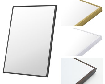 Lijst 16x24 | Ultradunne elegante metalen lijst voor posters van 40x60 cm, 16x24 in, 24x16, 17x33, A1, A2, 40x60, 50x70 tot 70x100cm | 14 kleuren