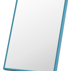 Black 24 x 36 inch Frame | Metal Frame for 24x36 in Poster (61x91.5 cm) | Aluminum 36x24in Picture Frame | 91.5x61cm & Many Other Sizes Turquoise blue