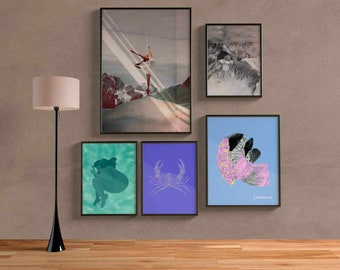 Cadre en aluminium au design minimaliste | 60 x 90 cm (68,6 x 104,1 cm) et format japonais (B1 72,8 x 103 cm, 103 x 72,8 cm, B2 20,3 x 28,7 cm, 51,5 x 72,8 cm, 72,8 x 51,5 cm)