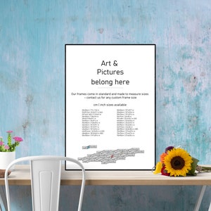 Frames For Smaller Poster Sizes in Centimeters A6 A5 A4 A3 A2 10x15cm 15x21cm 20x30 Odd Sizes Per Request Aluminum Frames in 14 Colors zdjęcie 8