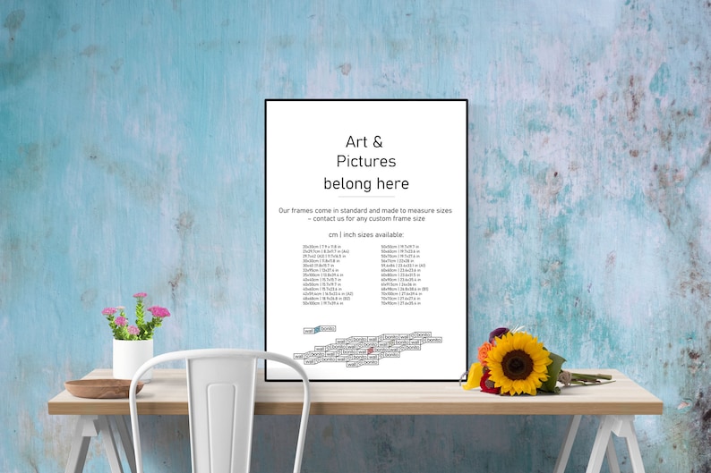 Frames For Smaller Poster Sizes in Centimeters A6 A5 A4 A3 A2 10x15cm 15x21cm 20x30 Odd Sizes Per Request Aluminum Frames in 14 Colors zdjęcie 8