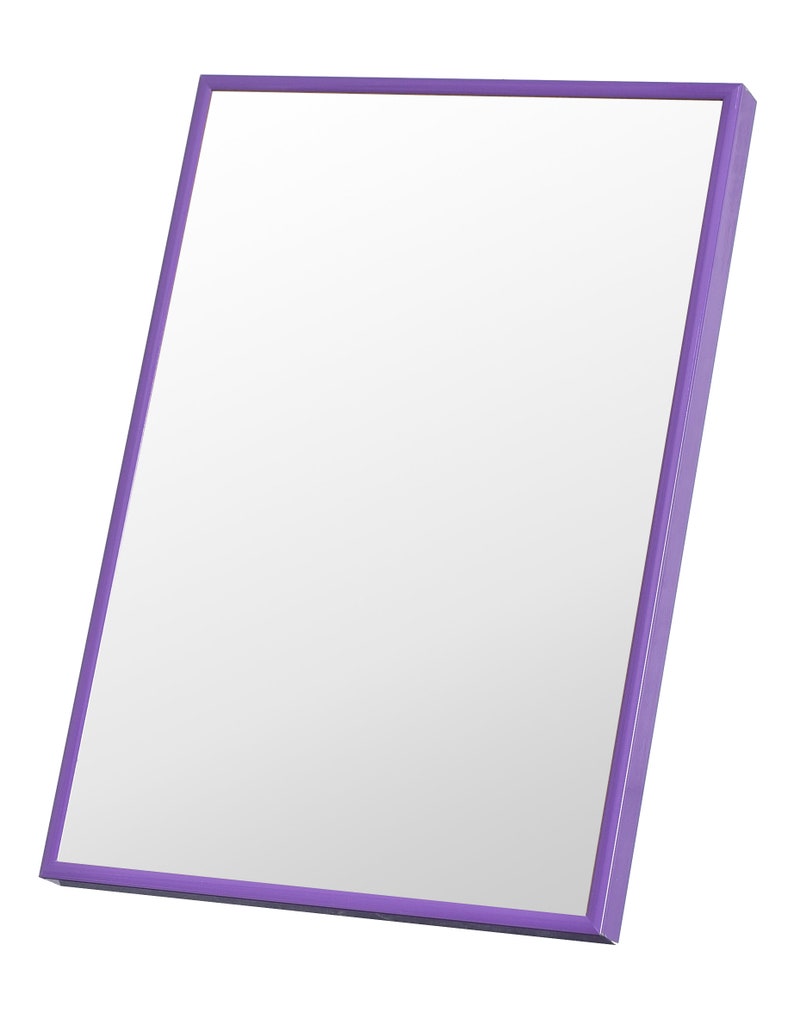 Blue Aluminium Poster Frame Violet, Lilac, Sapphire Blue Thin Metal Picture Frame, All Inch & Euro Sizes eg. A2 40x60 50x70 70x100 16x24 Blue lilac (4005)