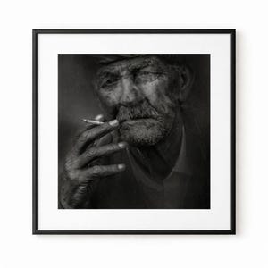 Square Black Frame | With or Without Passe-Partout (Mat or Mount) | 90x90 80x80 Thin Aluminum Photo Frame As Well Custom Frame Cut To Size