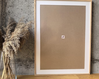 Natural Solid Oak Wood Poster Frame | Ideal for Scandinavian