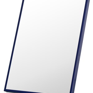 Black 24 x 36 inch Frame | Metal Frame for 24x36 in Poster (61x91.5 cm) | Aluminum 36x24in Picture Frame | 91.5x61cm & Many Other Sizes Sapphire blue