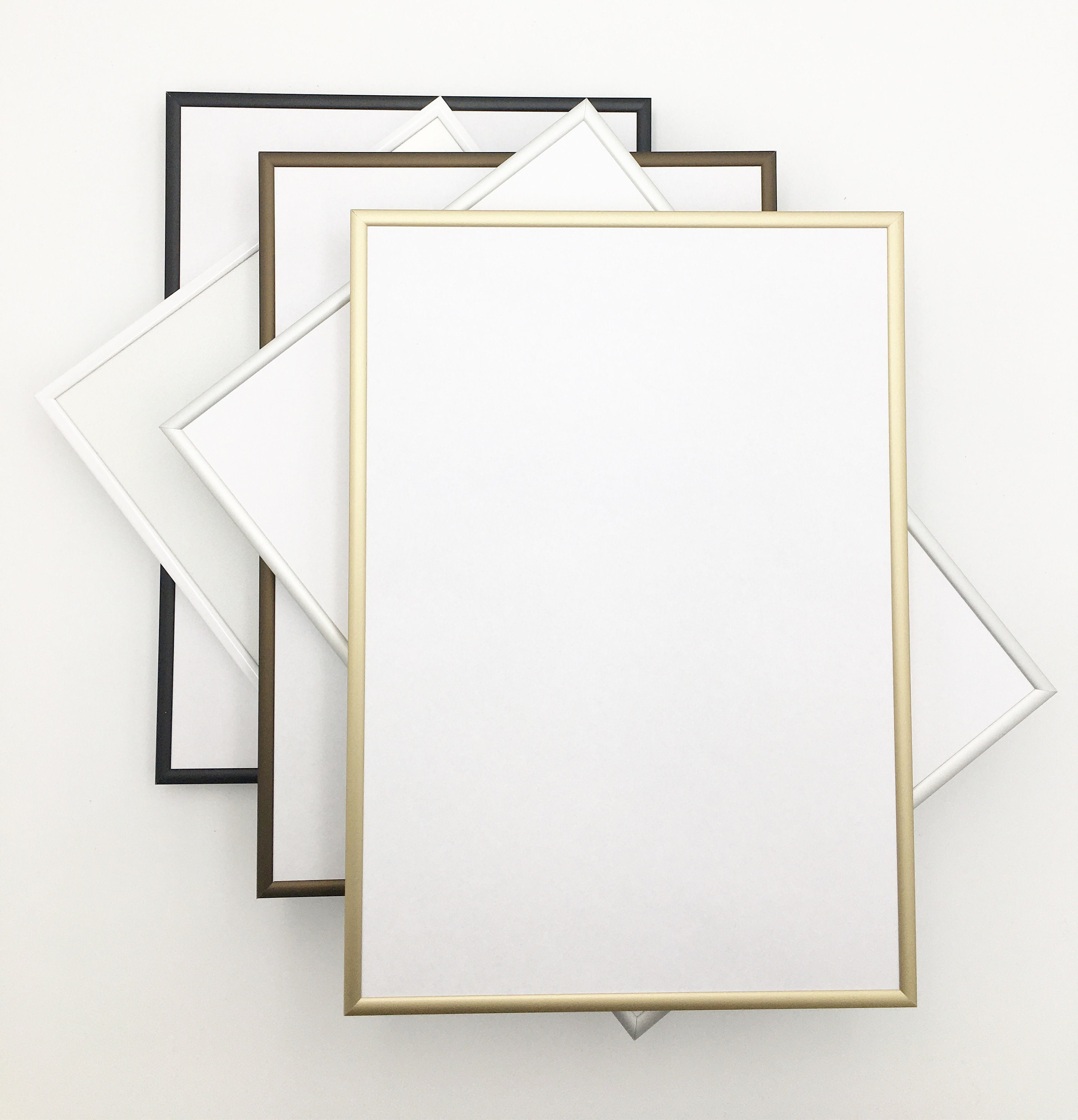 Pixy Canvas 6x6 inch Floater Frame for Canvas Paintings. 12 Colors.  Floating Frame fits 5/8, 3/4 & max 7/8 Deep Stretched Canvas & Wood  Panels