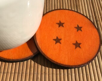 Dragon Sphere wooden Coaster