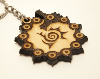 Meliodas wooden keychain