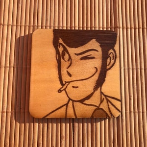 Posavasos de madera de lupino