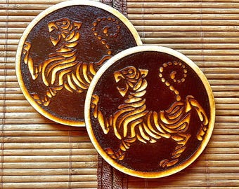 Karate Shotokan Wooden Coaster