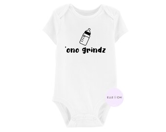 Keiki Collection- 'Ono Grindz - Unisex Baby Onesie