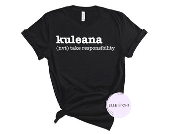 Hawaiian Values Collection- Kuleana, Take Responsibility - Unisex T-Shirt - Multiple Colors