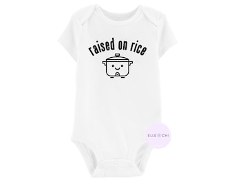 Keiki Collection- Raised on Rice - Unisex Baby Onesie