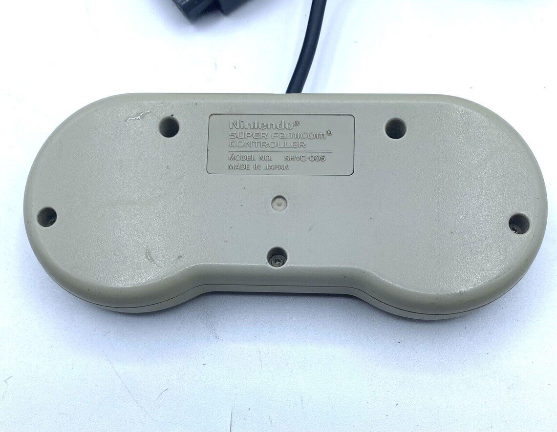 Famicom External Controller Authentic Super Famicom Controller SNES Controller Yellowed OEM ...