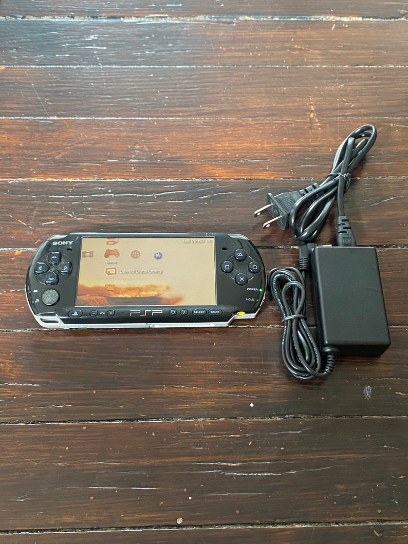 PSP 3000 official PlayStation Portable Bundle Memory Card Etsy
