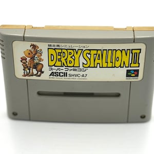 Derby Stallion 2 Super Famicom Game Cartridge Authentic Nintendo SFC Game Derby Stalltion 2