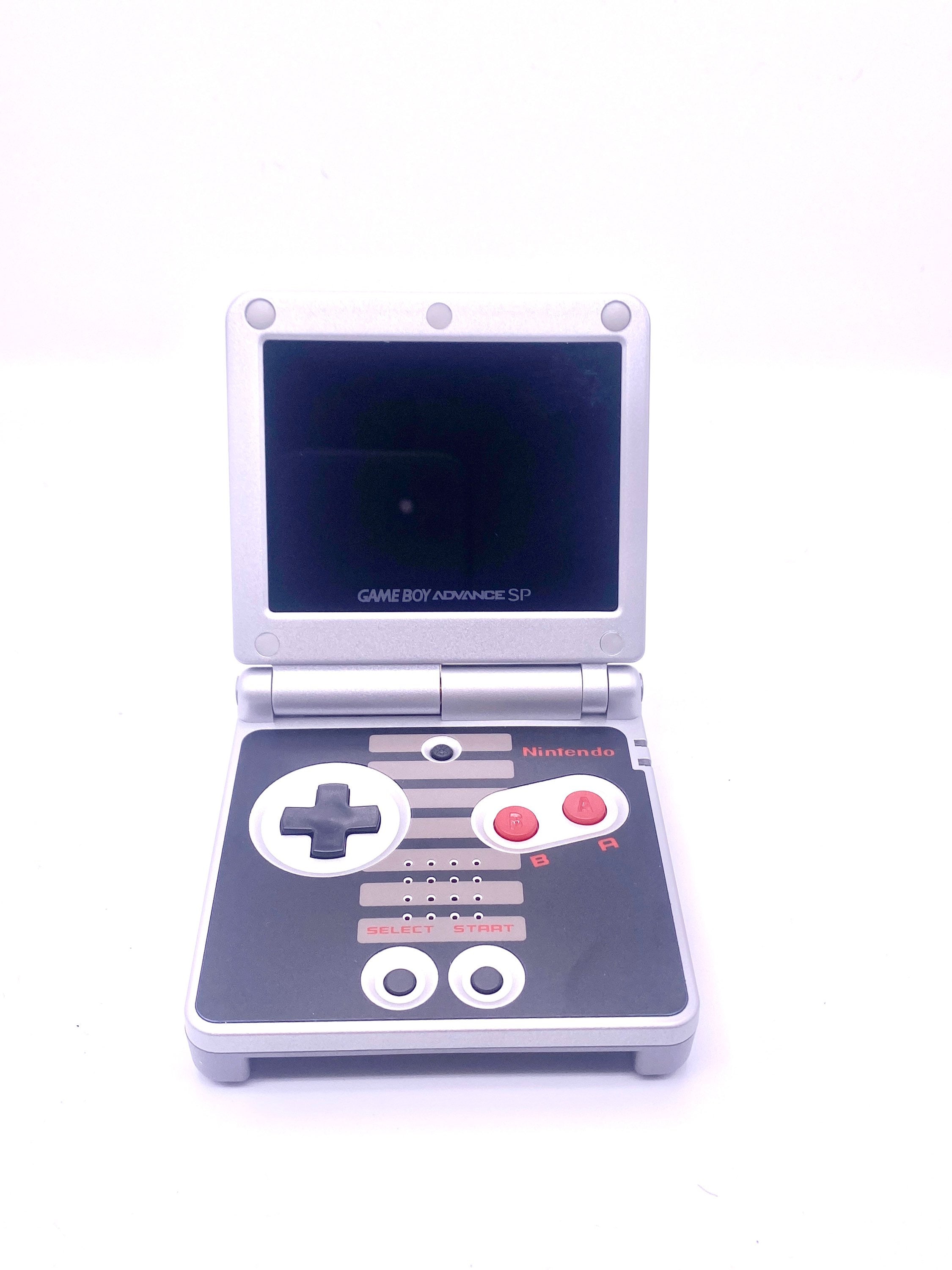 Game Boy Advance SP System Black and Silver w/Charger For Sale