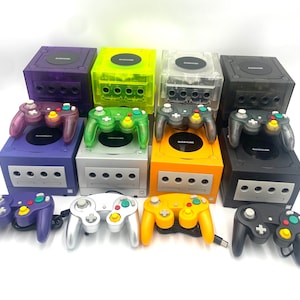 Nintendo GameCube Console NGC Console Various Colors + Controller + Wires Bundle