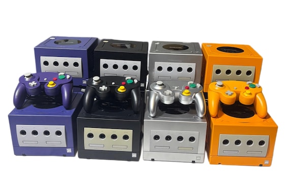 Nintendo GameCube Console Bundle - Used, Various Colors, Japanese NTSC-J Model With Cables