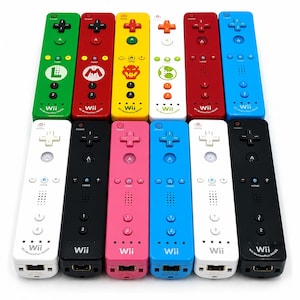 Authentic Nintendo Wii Controller OEM Wii Remote Motion Plus and Accessories Pick Your Color