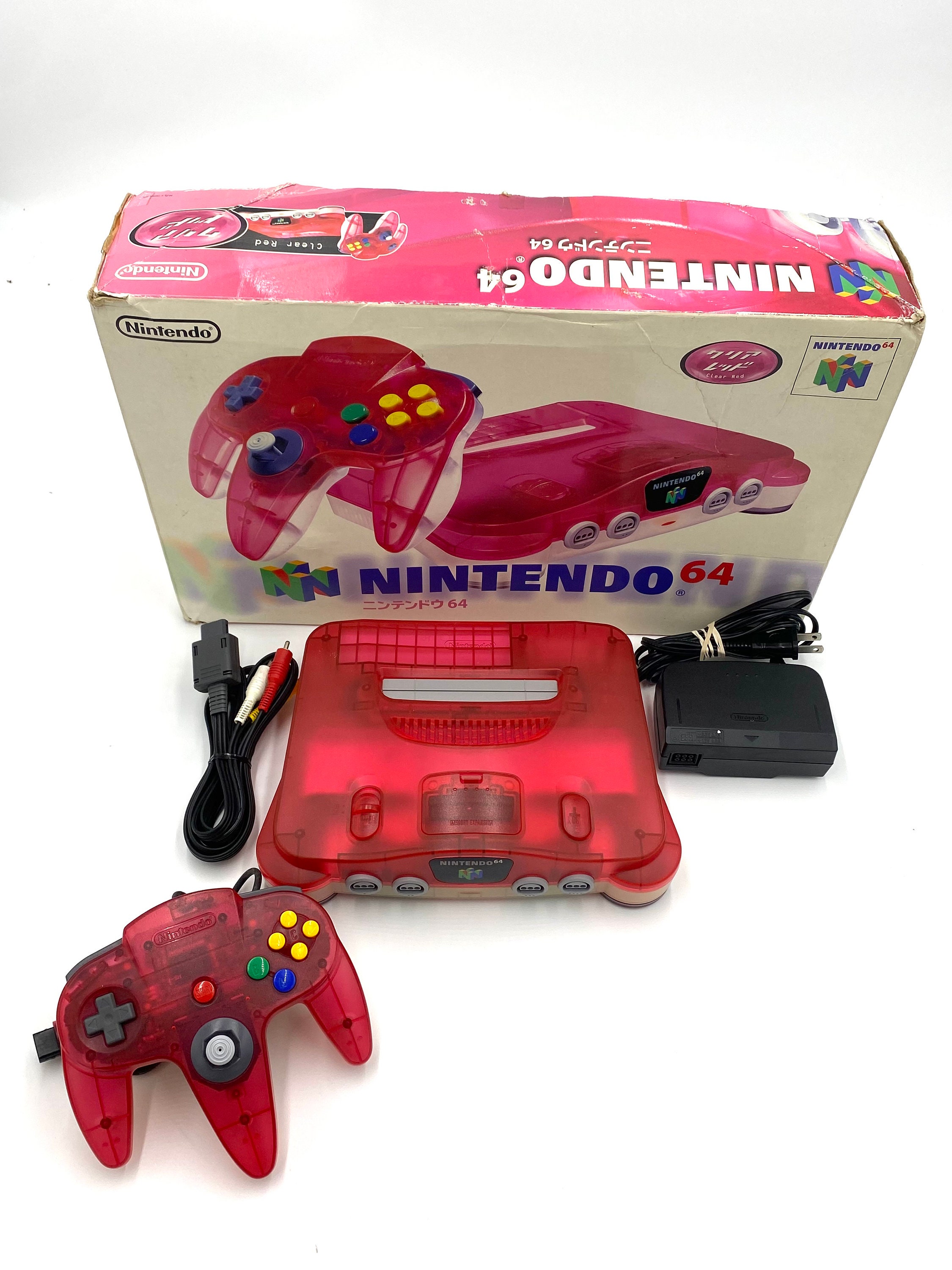 red nintendo watermelon n64