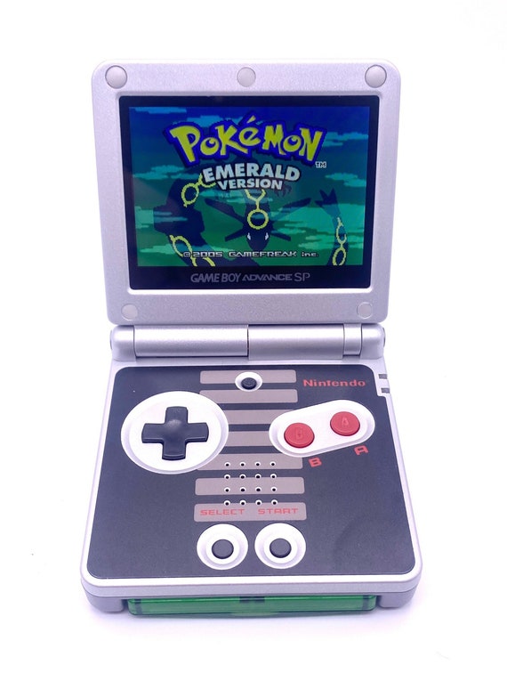 Nintendo GameBoy Advance SP System Pearl Blue w/ Charger Discounted