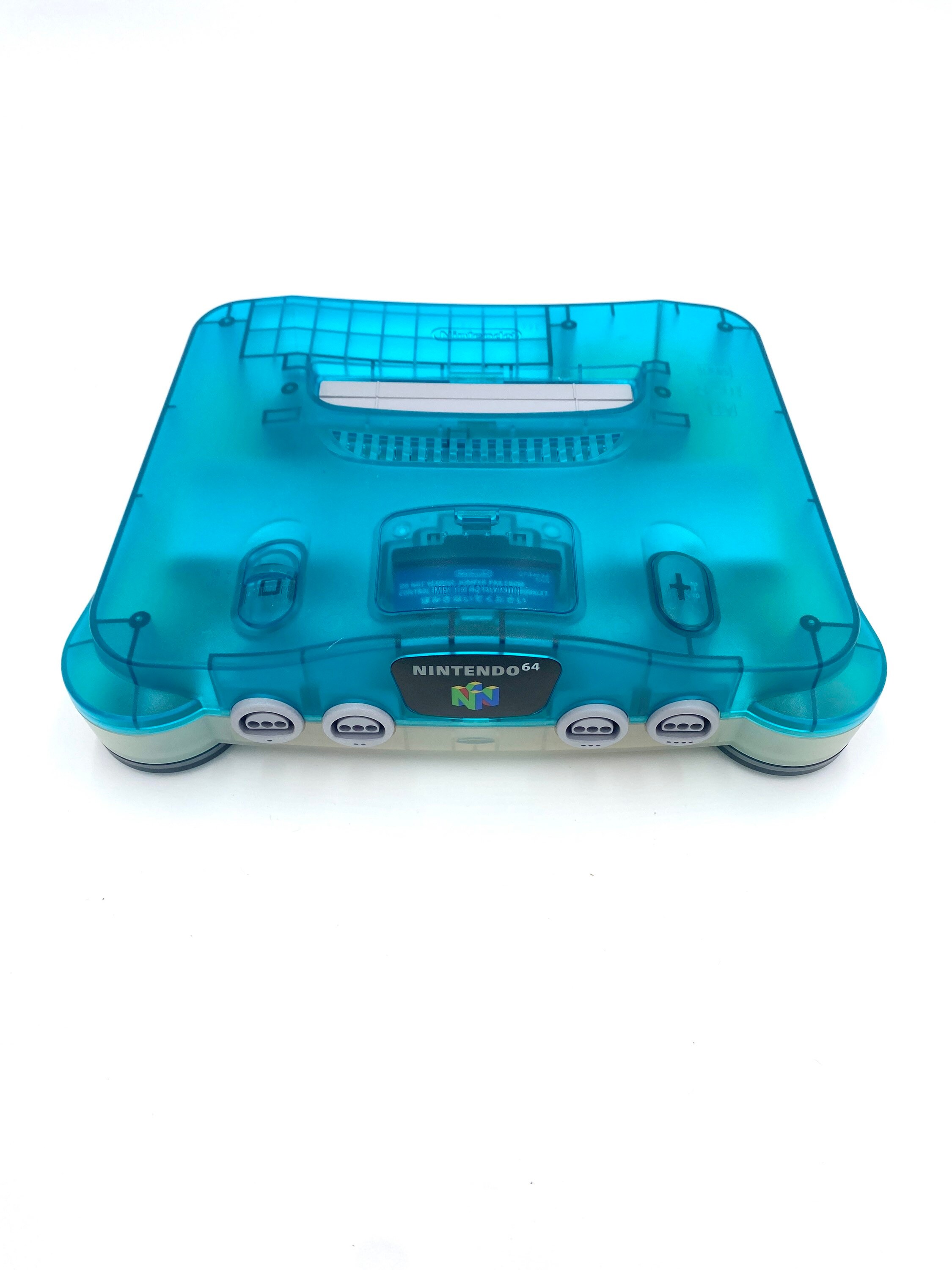 Authentic Nintendo 64 N64 Ice Blue Clear Console Region Free up to