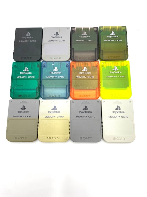 Sony Playstation 1 PS1 Official OEM 15 Block Memory Card Import