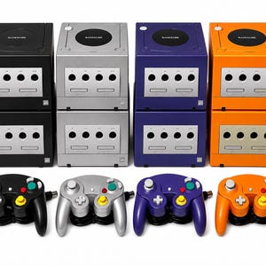 Nintendo GameCube Console NGC Console Various Colors + Controller + Wires Bundle