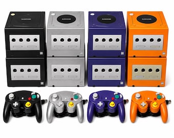 Nintendo GameCube Console NGC Console Various Colors + Controller + Wires Bundle