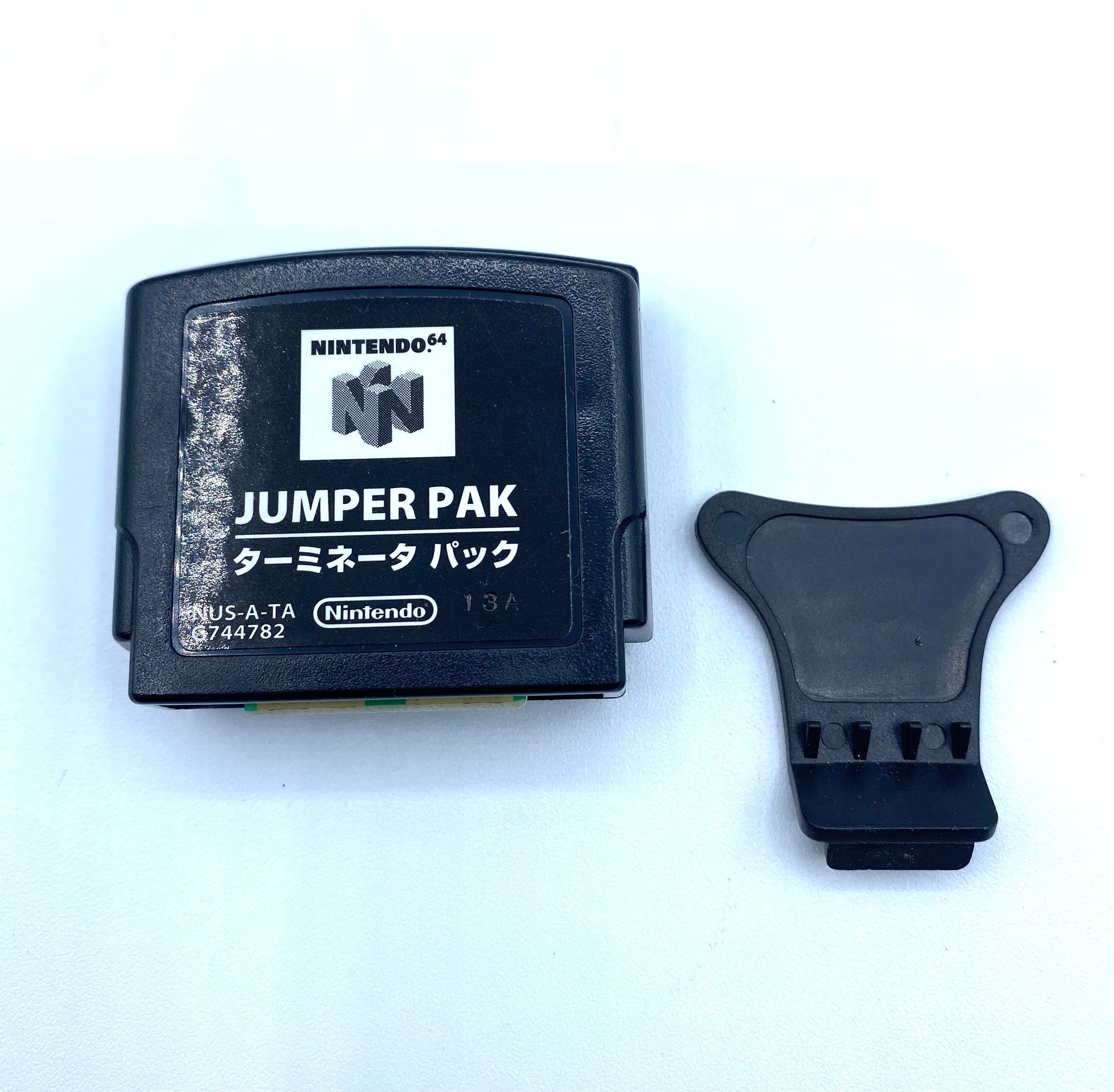 Nintendo 64 N64 Charcoal Black Console Region Free Original Controller  Jumper Pak Original Wires Bundle in Original BOX -  Sweden