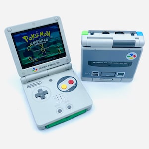 Gameboy Advance SP official GBA SP Ips Backlit Screen  super famicom