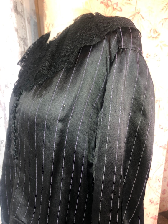 1880’s or earlier Victorian antique black French … - image 3