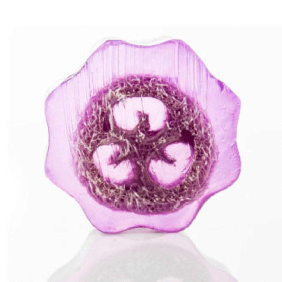 Antibacterial Loofah Soap Loaf 120g Lavender X3 Naturally Etsy
